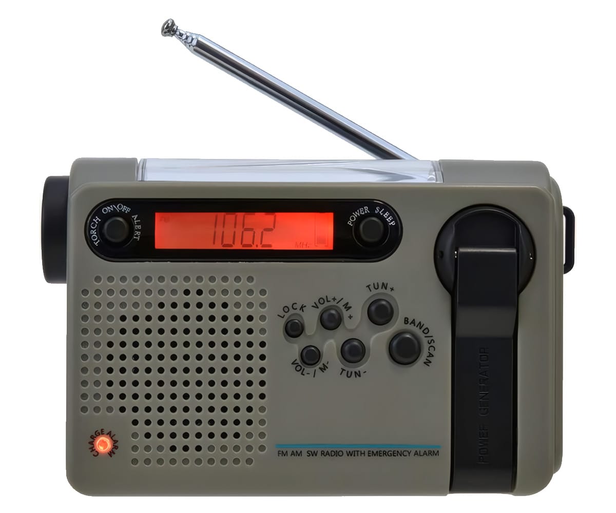 BEAFON BTEC-RDS900 GREY / RADIO PORTÁTIL CON MANIVELA