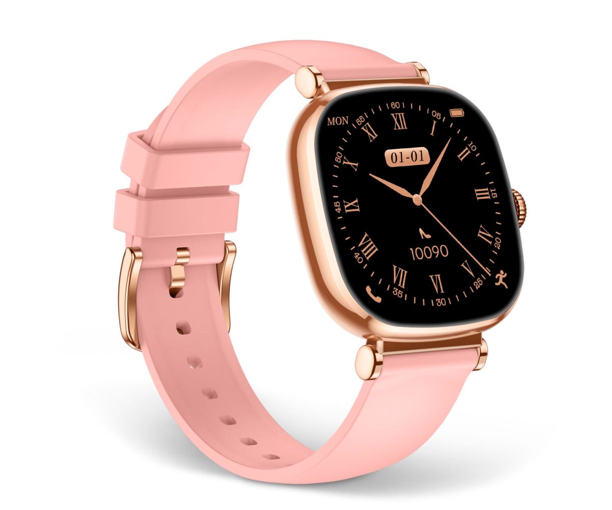 KSIX IRIA ROSA / SMARTWATCH 1.7"/ 2 CORREAS (METAL + SILICONA) - detalle
