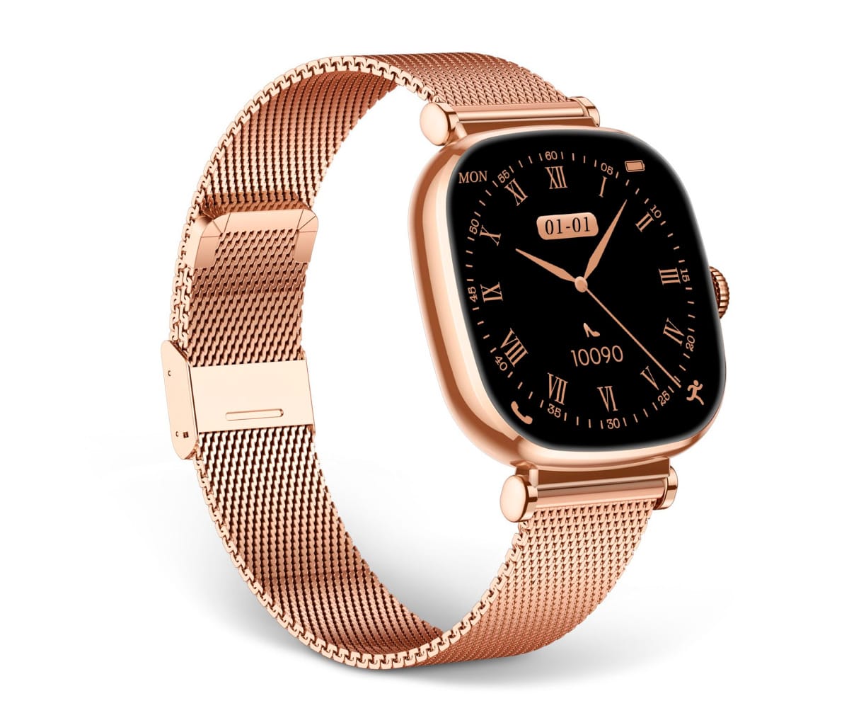 KSIX IRIA ROSA / SMARTWATCH 1.7"/ 2 CORREAS (METAL + SILICONA) - detalle