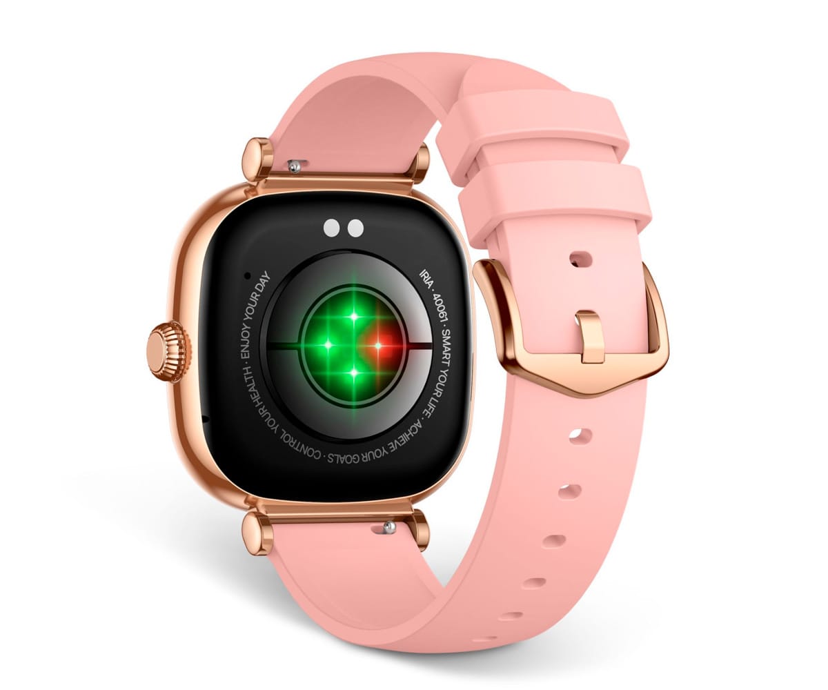 KSIX IRIA ROSA / SMARTWATCH 1.7"/ 2 CORREAS (METAL + SILICONA) - detalle