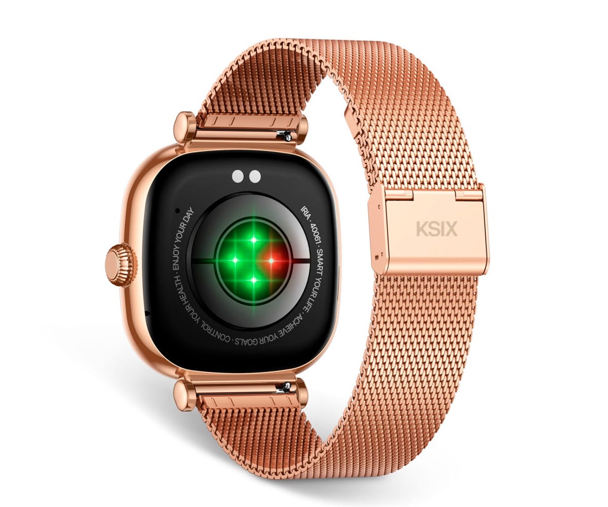 KSIX IRIA ROSA / SMARTWATCH 1.7"/ 2 CORREAS (METAL + SILICONA) - detalle