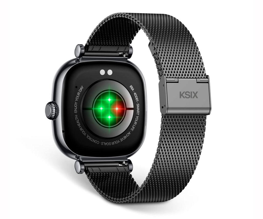 KSIX IRIA NEGRO / SMARTWATCH 1.7"/ 2 CORREAS (METAL + SILICONA) - detalle