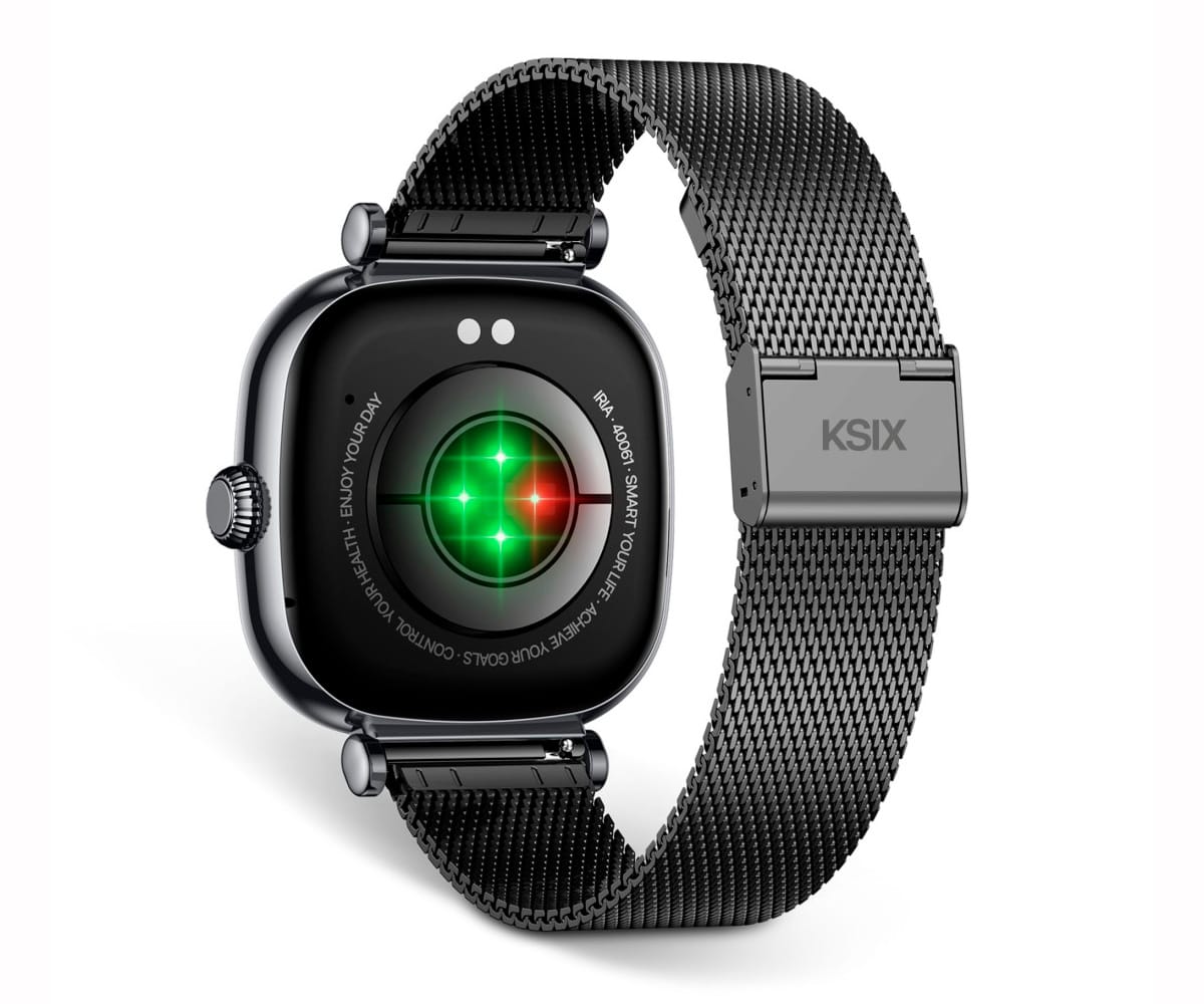 KSIX IRIA NEGRO / SMARTWATCH 1.7"/ 2 CORREAS (METAL + SILICONA) - detalle