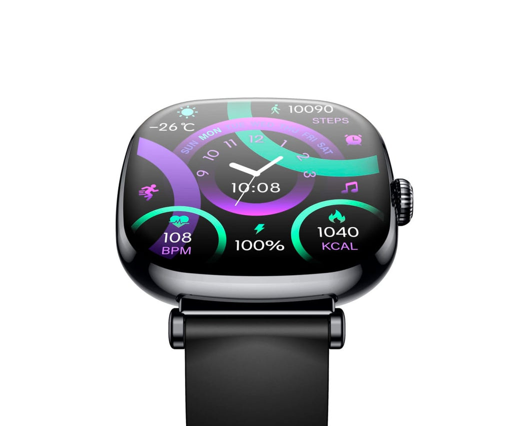 KSIX IRIA NEGRO / SMARTWATCH 1.7"/ 2 CORREAS (METAL + SILICONA) - detalle