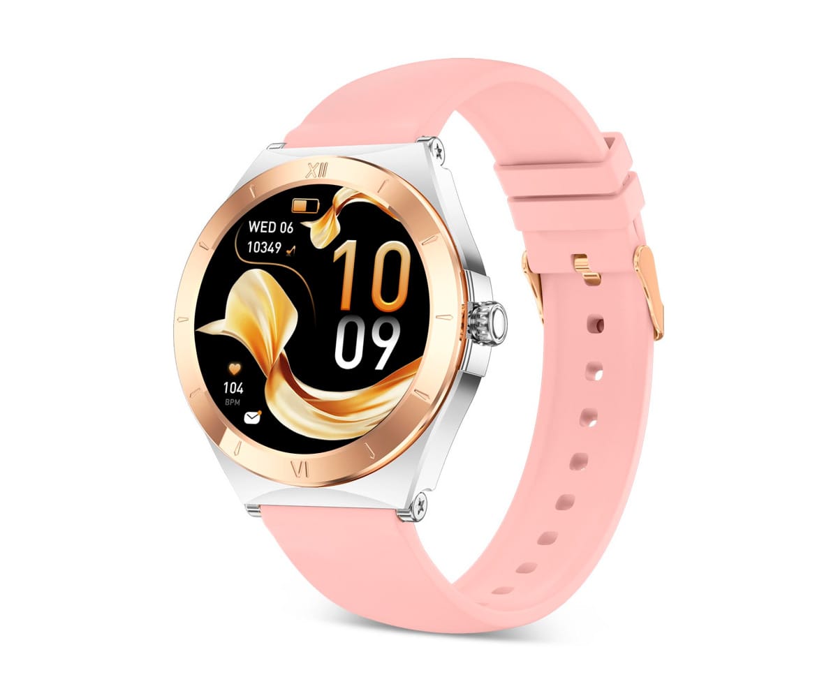 KSIX LYA ROSA / SMARTWATCH 1.19"/ 2 CORREAS (METAL + SILICONA) - detalle