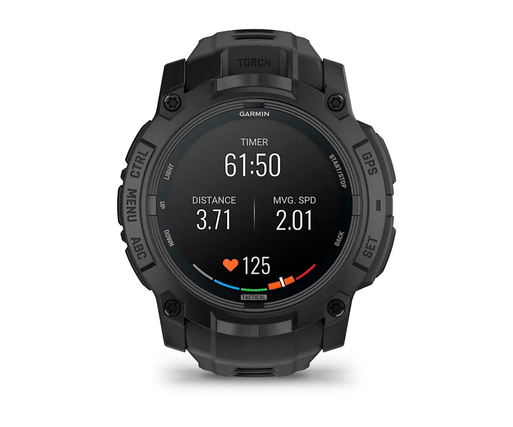 GARMIN INSTINCT 3 AMOLED TACTICAL EDITION BLACK / SMARTWATCH 50MM - detalle