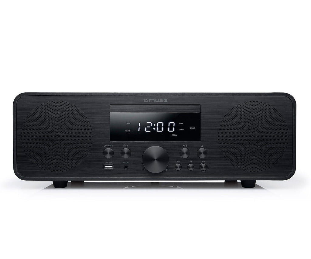 MUSE M-880 FBC BLACK / MICROCADENA 80W CON REPRODUCTOR DE CD, FM RADIO Y USB - detalle