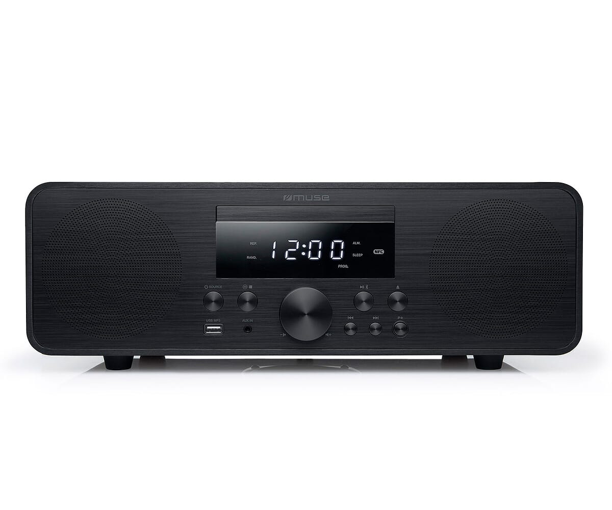 MUSE M-880 FBC BLACK / MICROCADENA 80W CON REPRODUCTOR DE CD, FM RADIO Y USB - detalle