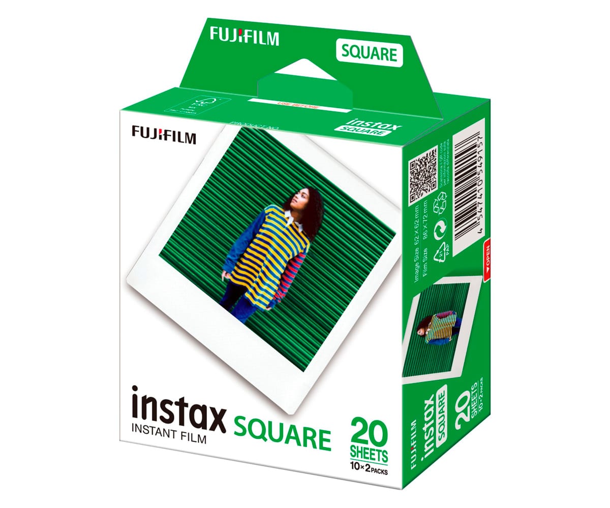 FUJIFILM INSTAX SQUARE / PELÍCULA FOTOGRÁFICA INSTANTÁNEA ISO 800