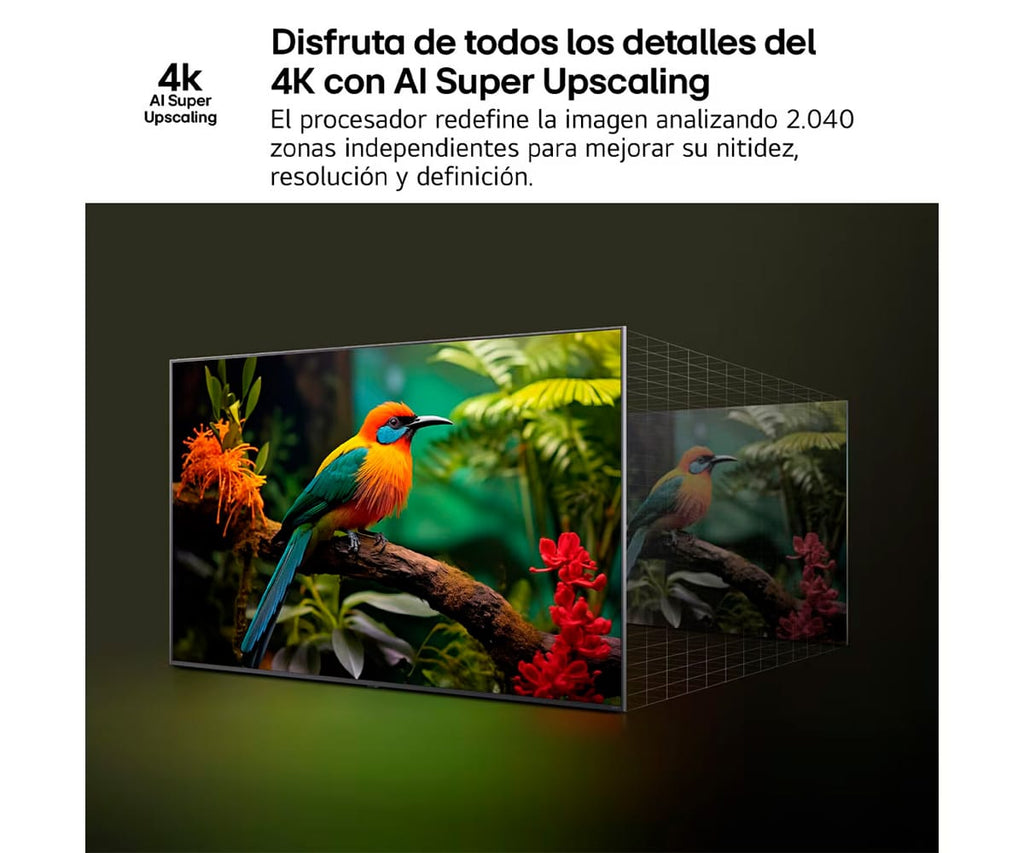 LG QNED AI QNED82 / TELEVISOR SMART TV 86" QNED UHD 4K HDR - detalle