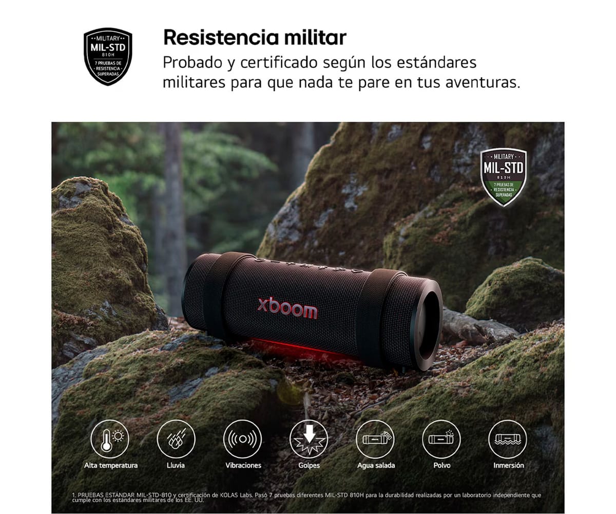 LG XBOOM GRAB NEGRO / ALTAVOZ INALÁMBRICO BLUETOOTH 30W - detalle