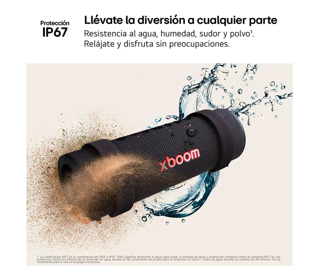 LG XBOOM GRAB NEGRO / ALTAVOZ INALÁMBRICO BLUETOOTH 30W - detalle