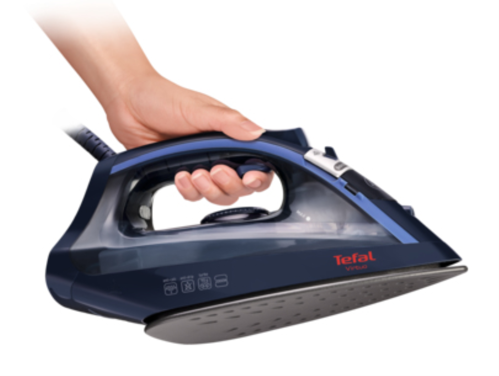 Tefal Virtuo FV 1713 Plancha vapor-seco 2000 W Azul - detalle