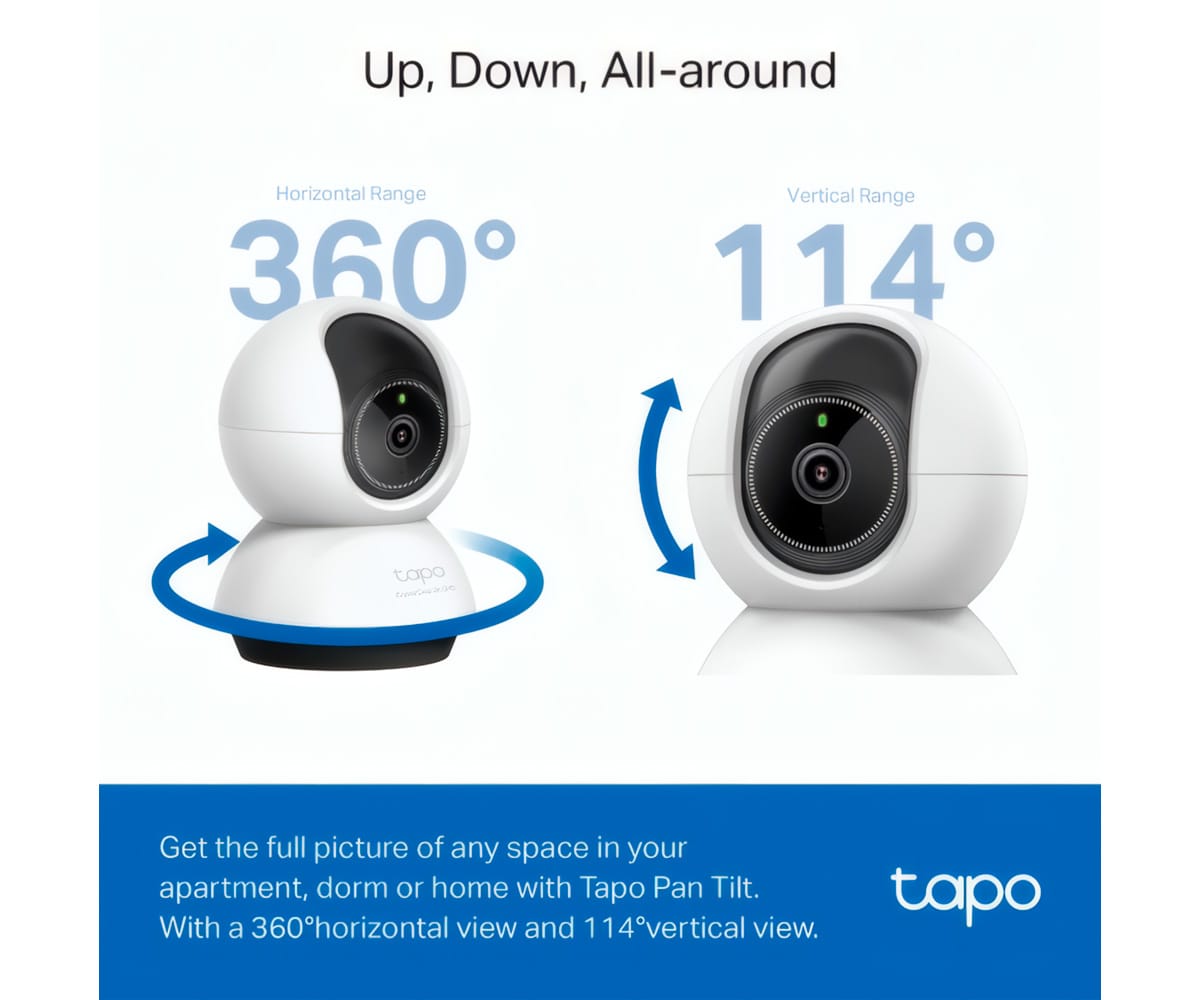 TP-LINK TC72 BLANCA / CÁMARA DE VIGILANCIA WI-FI DE 360 GRADOS CON VISTA 2K 4MP Y DETECCIÓN IA AVANZADA - detalle