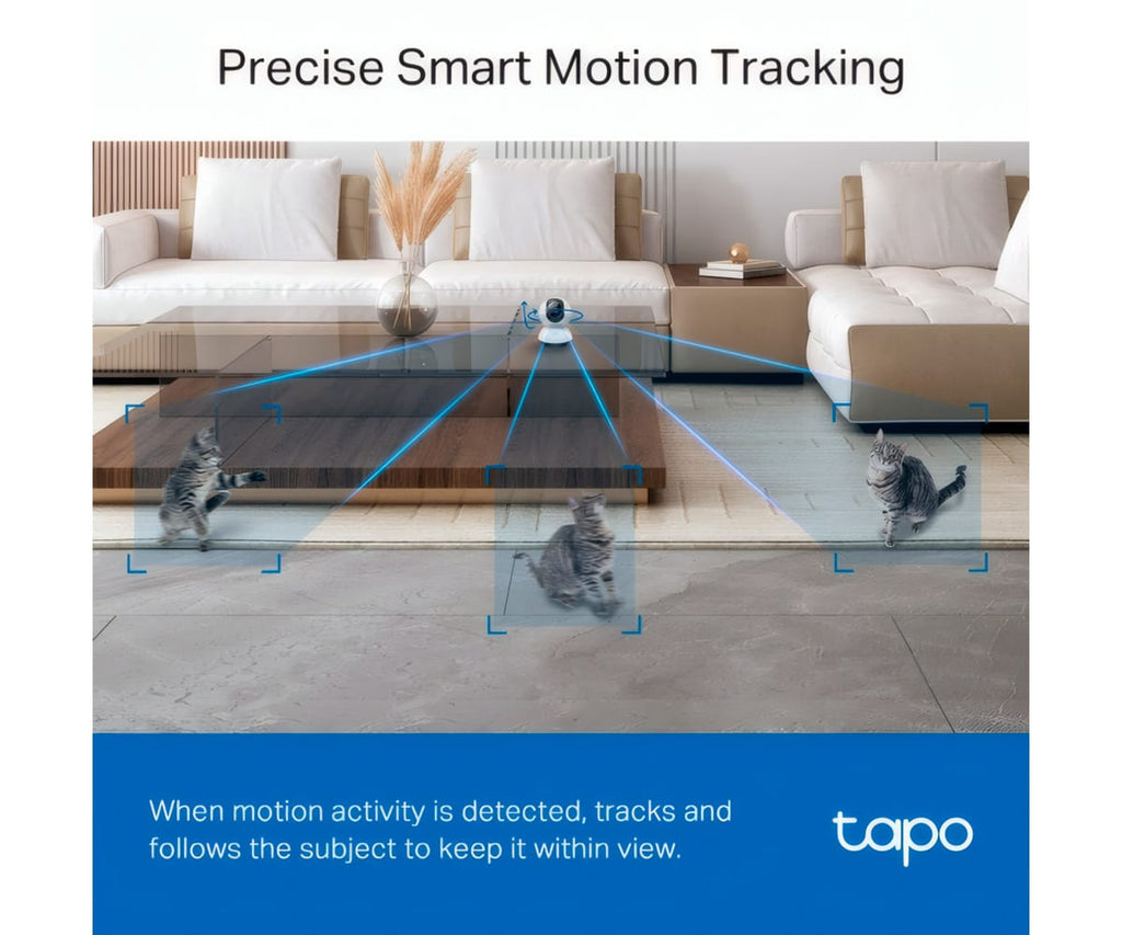 TP-LINK TC72 BLANCA / CÁMARA DE VIGILANCIA WI-FI DE 360 GRADOS CON VISTA 2K 4MP Y DETECCIÓN IA AVANZADA - detalle