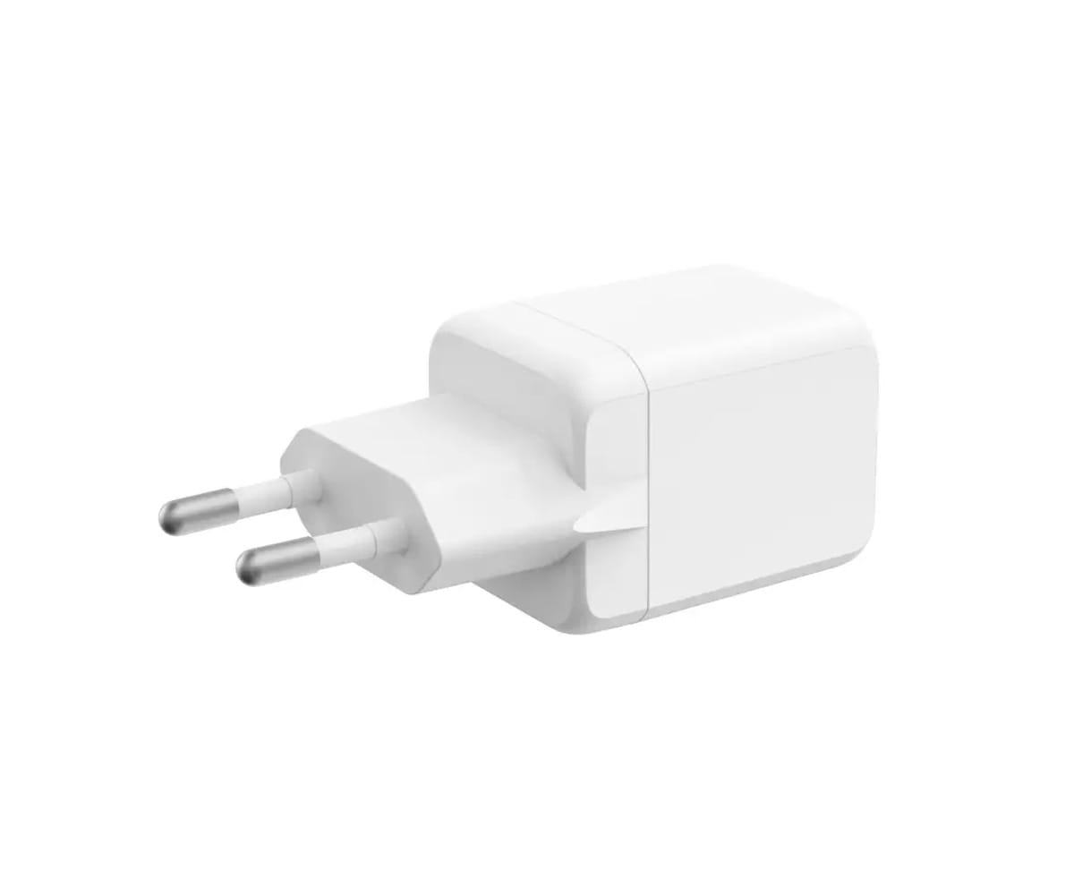 KSIX BCD20GANACB BLANCO / CARGADOR DE RED ELÉCTRICA 1 X USB-C + 1 X USB-A 20W - detalle