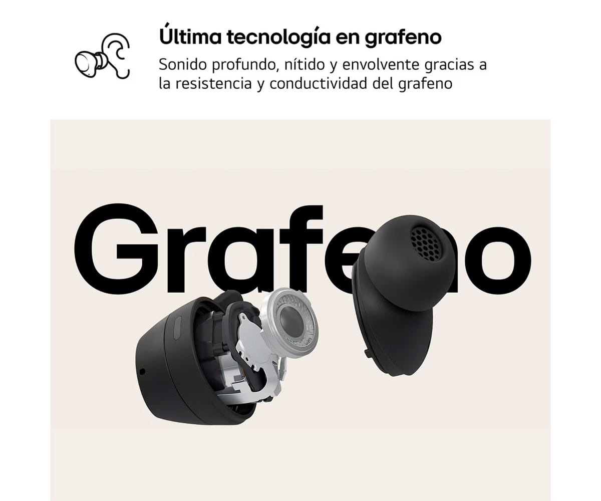 LG XBOOM BUDS BY WILL.I.AM COLOR BLANCO / AURICULARES INALÁMBRICOS BLUETOOTH - detalle