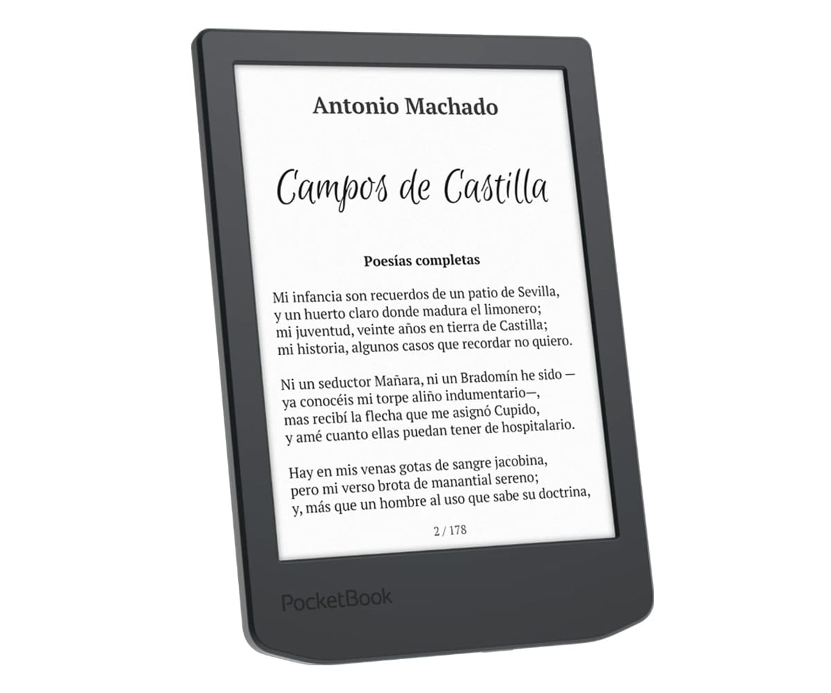 POCKETBOOK VERSE LITE MIDNIGHT GREY / LECTOR DE LIBROS ELECTRÓNICOS 6" 8GB - detalle