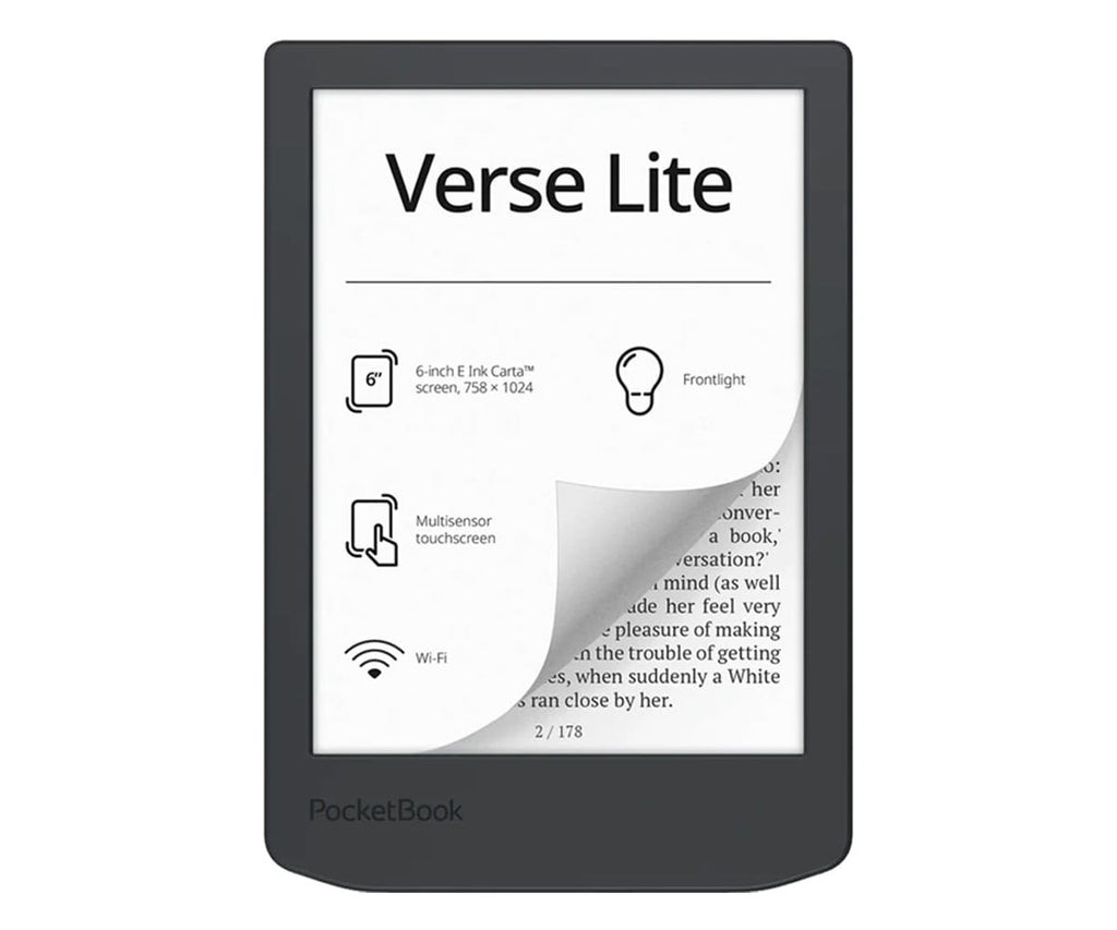 POCKETBOOK VERSE LITE MIDNIGHT GREY / LECTOR DE LIBROS ELECTRÓNICOS 6" 8GB