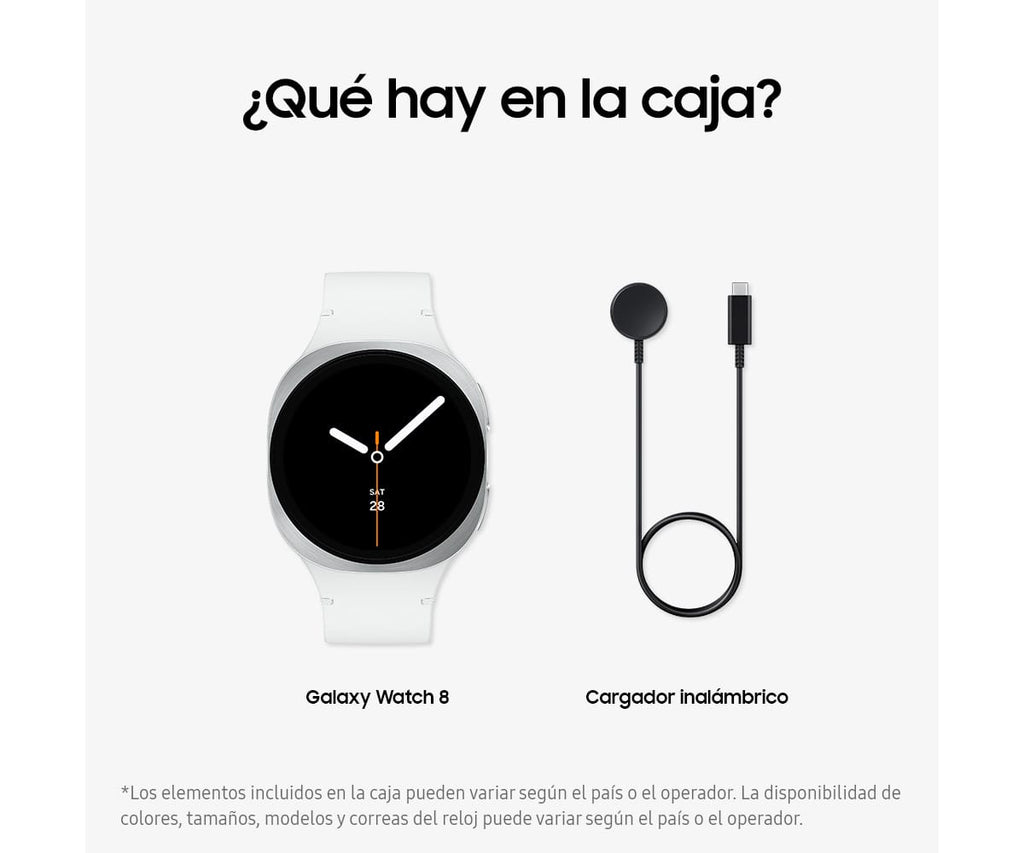 SAMSUNG GALAXY WATCH8 SILVER / SMARTWATCH 40MM BLUETOOTH - detalle