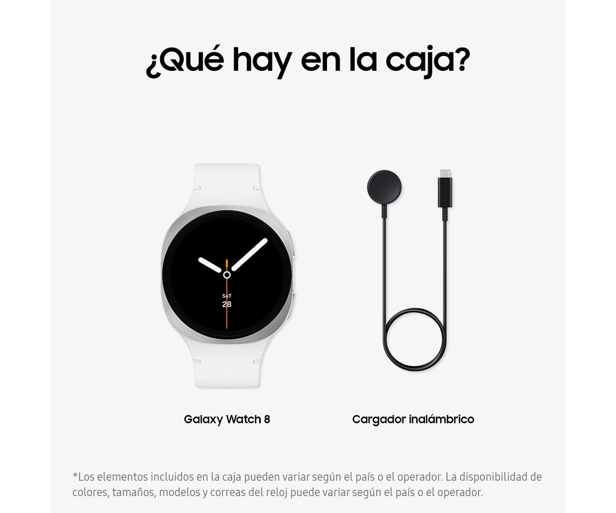 SAMSUNG GALAXY WATCH8 SILVER / SMARTWATCH 40MM BLUETOOTH - detalle