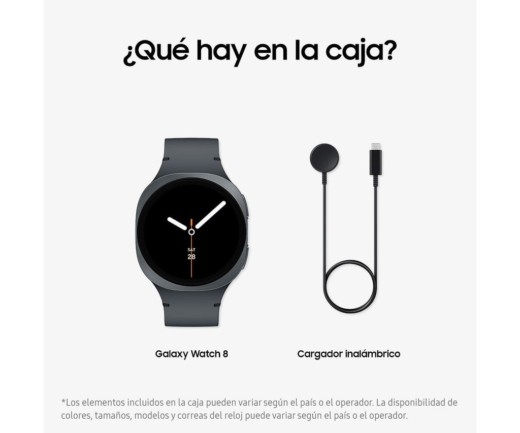 SAMSUNG GALAXY WATCH8 DARK GRAY / SMARTWATCH 40MM LTE - detalle
