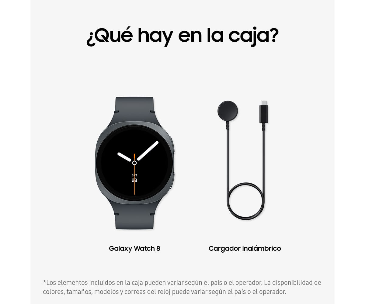 SAMSUNG GALAXY WATCH8 DARK GRAY / SMARTWATCH 40MM LTE - detalle