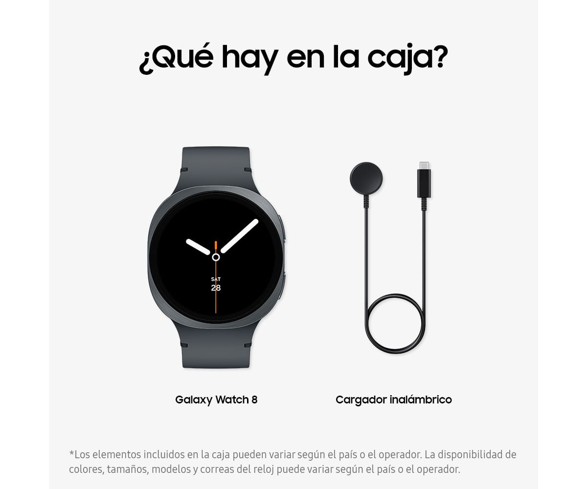 SAMSUNG GALAXY WATCH8 DARK GRAY / SMARTWATCH 44MM BLUETOOTH - detalle