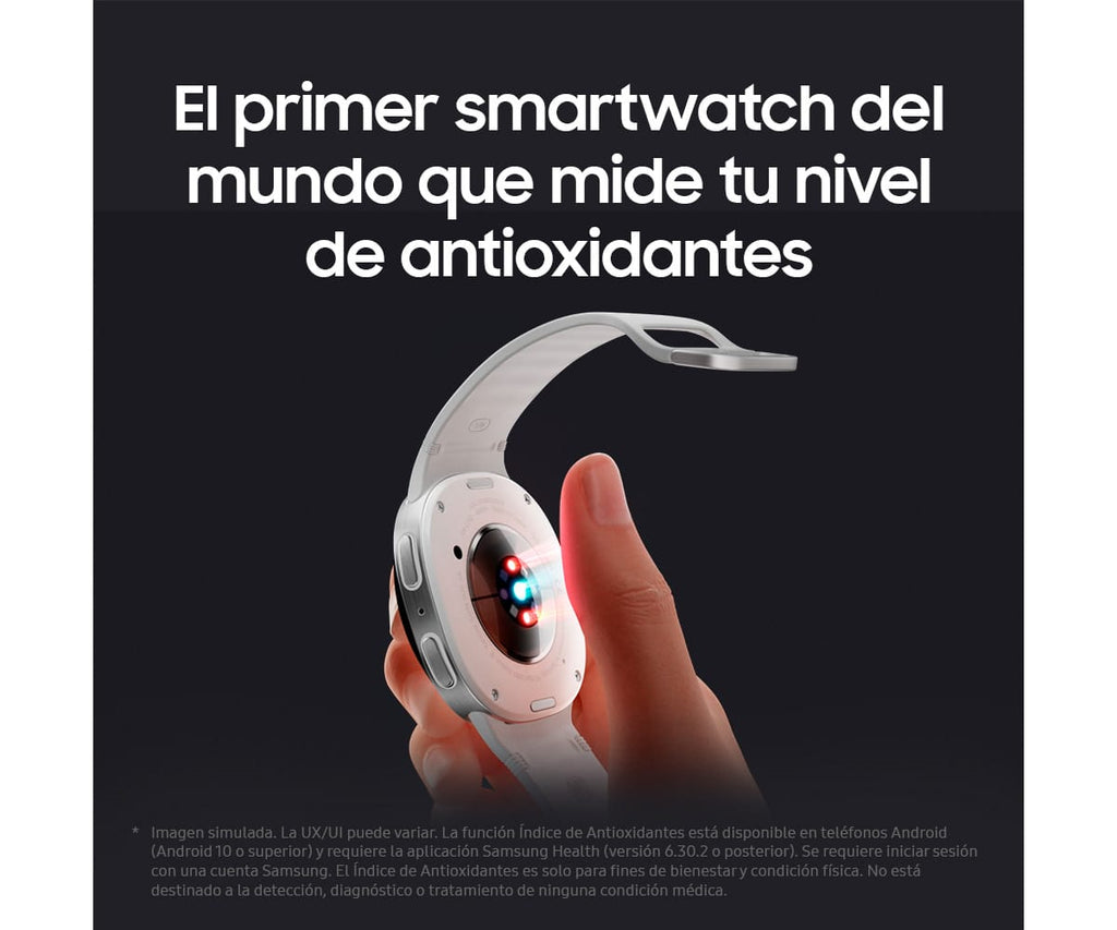 SAMSUNG GALAXY WATCH8 SILVER / SMARTWATCH 44MM LTE - detalle