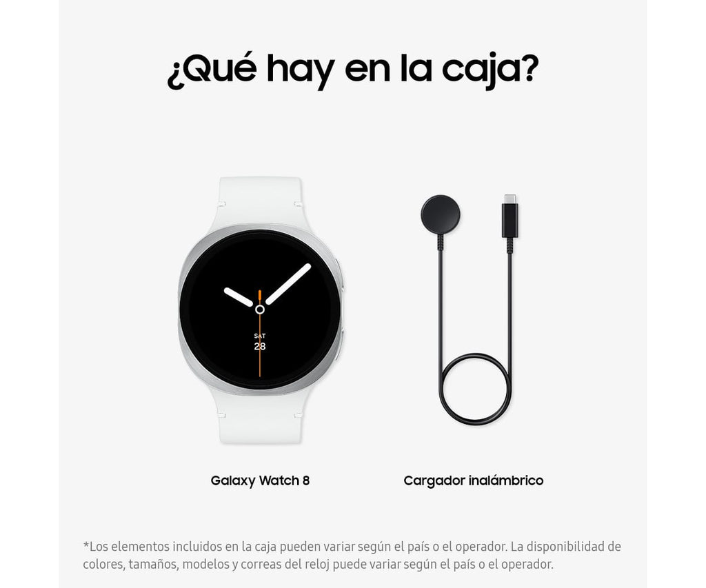 SAMSUNG GALAXY WATCH8 SILVER / SMARTWATCH 44MM LTE - detalle