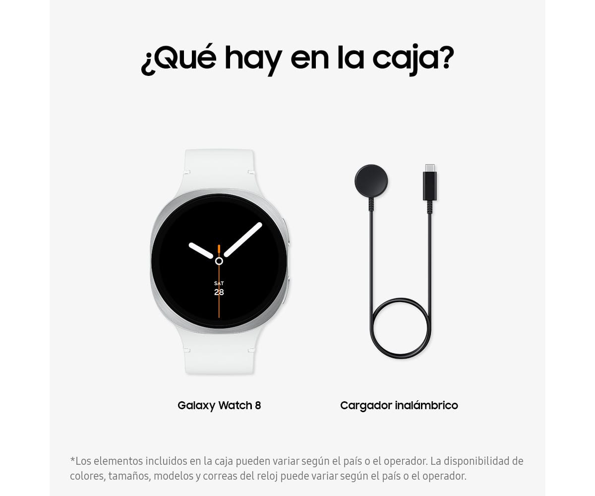 SAMSUNG GALAXY WATCH8 SILVER / SMARTWATCH 44MM LTE - detalle