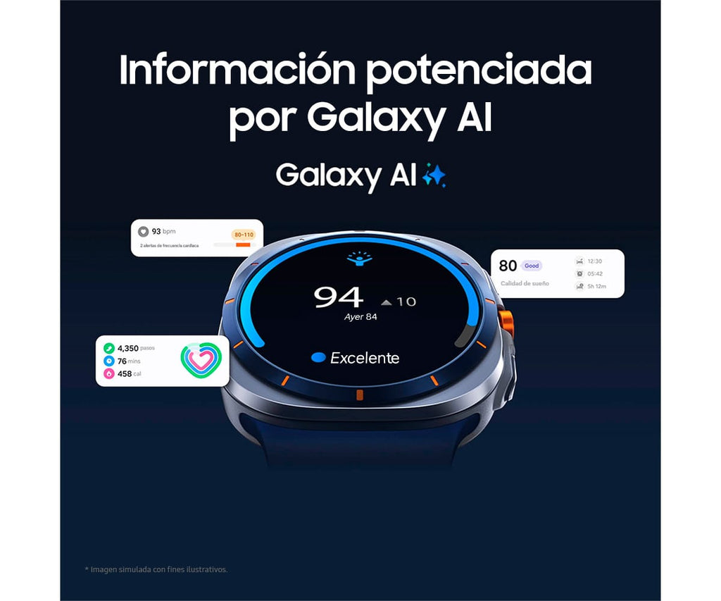 SAMSUNG GALAXY WATCH ULTRA 2025 TITANIUM GRAY / SMARTWATCH 47.4MM - detalle