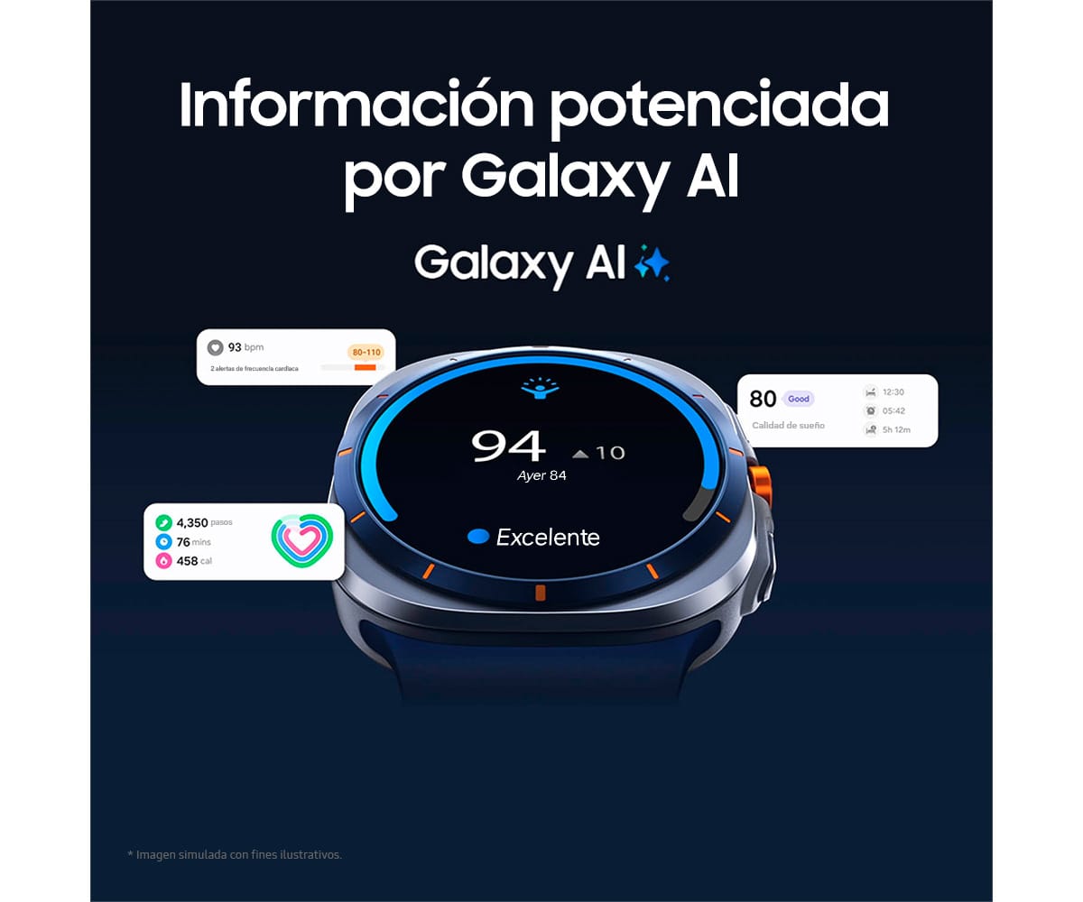 SAMSUNG GALAXY WATCH ULTRA 2025 TITANIUM GRAY / SMARTWATCH 47.4MM - detalle