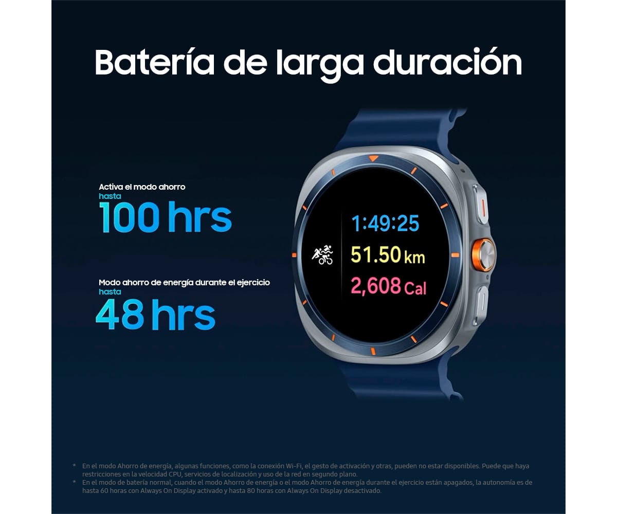 SAMSUNG GALAXY WATCH ULTRA 2025 TITANIUM GRAY / SMARTWATCH 47.4MM - detalle