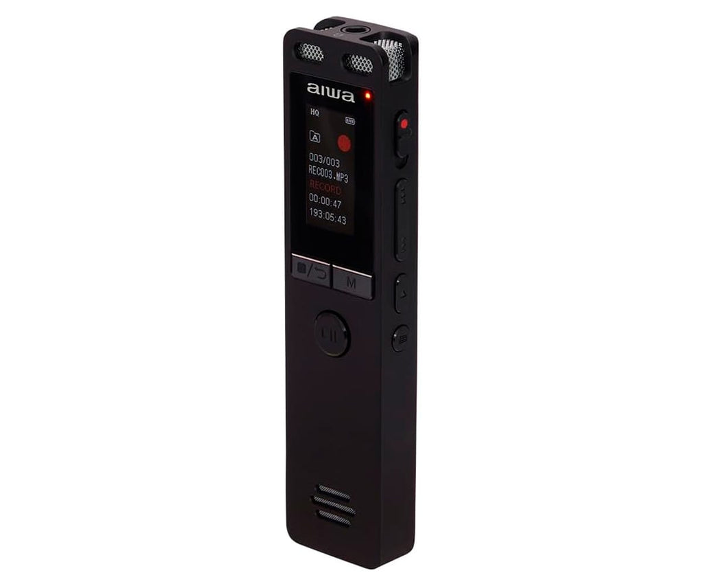 AIWA DVR-A400 BLACK / GRABADORA DE VOZ DIGITAL 16GB - detalle