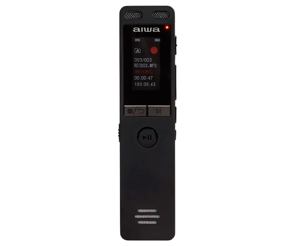 AIWA DVR-A400 BLACK / GRABADORA DE VOZ DIGITAL 16GB