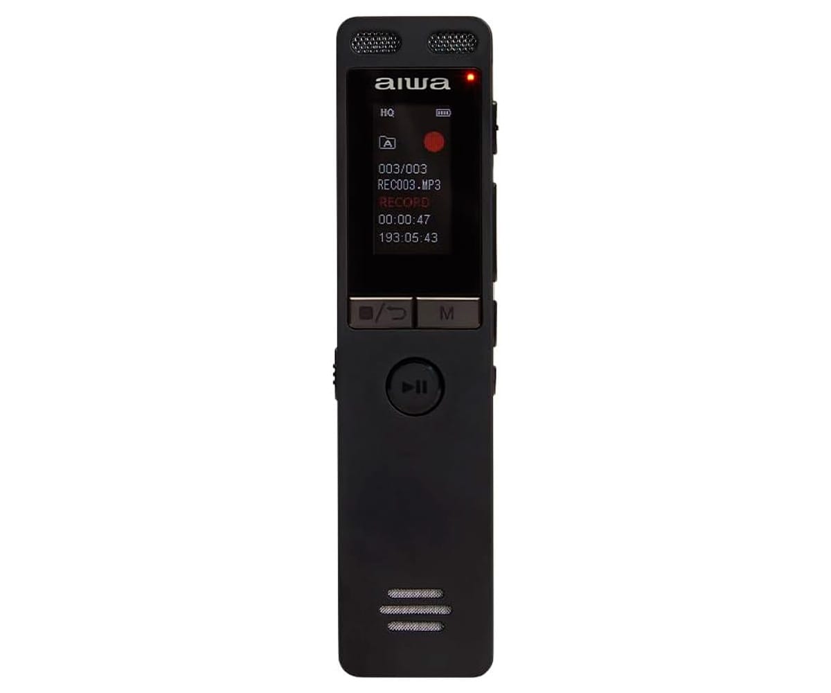 AIWA DVR-A400 BLACK / GRABADORA DE VOZ DIGITAL 16GB
