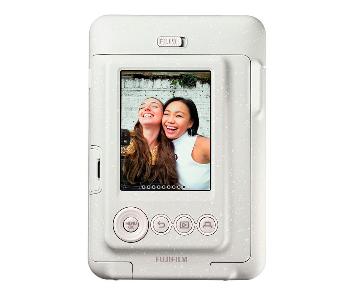 FUJIFILM INSTAX MINI LIPLAY™ MISTY WHITE / CÁMARA INSTANTÁNEA - detalle