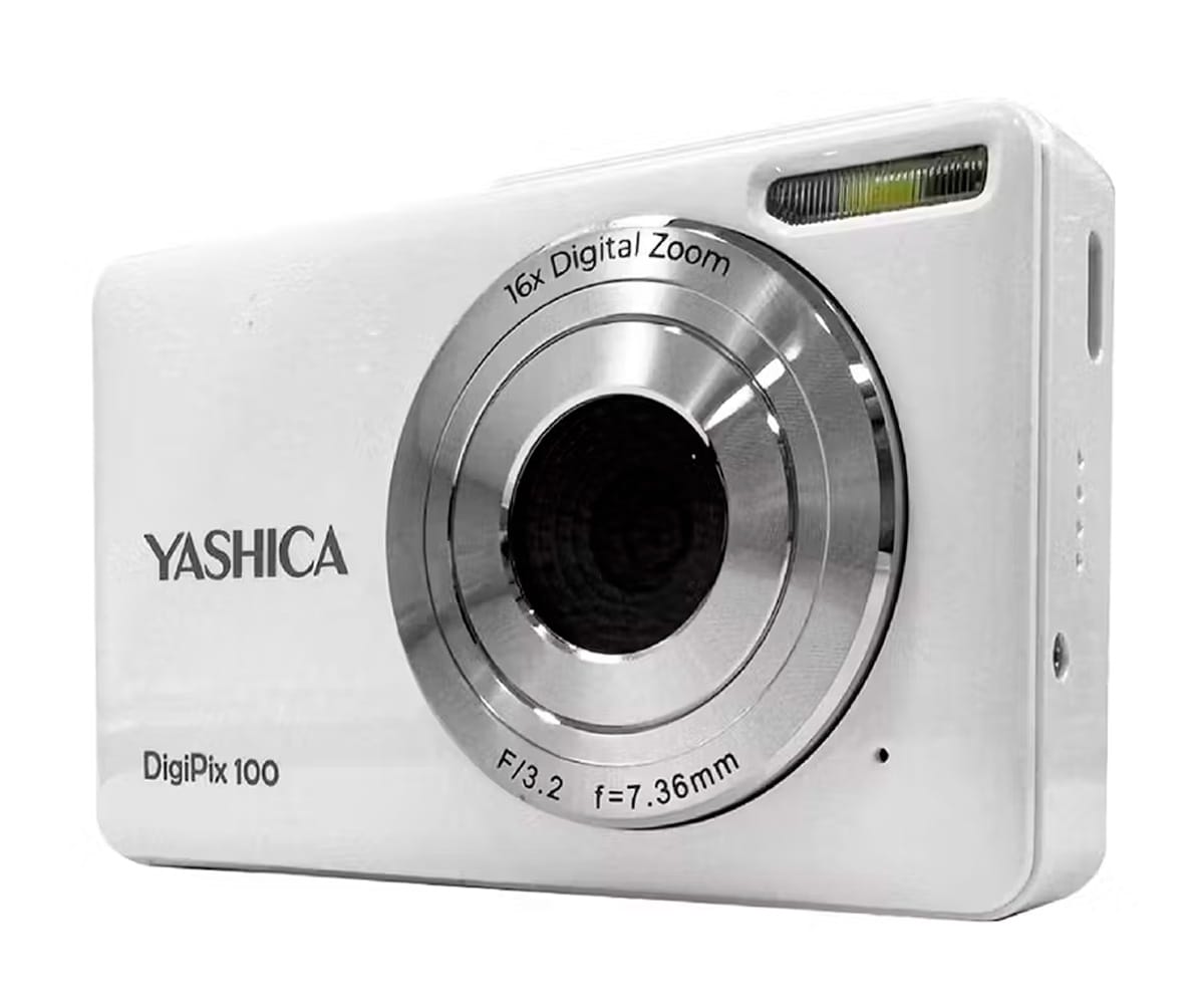YASHICA DIGIPIX 100 WHITE / CÁMARA COMPACTA - detalle