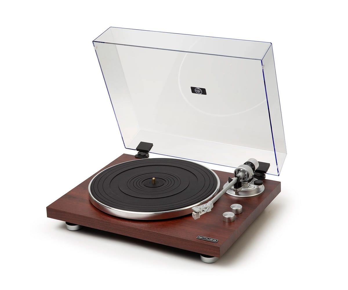 MUSE MT-109 WTO DARK WOOD / TOCADISCOS - detalle