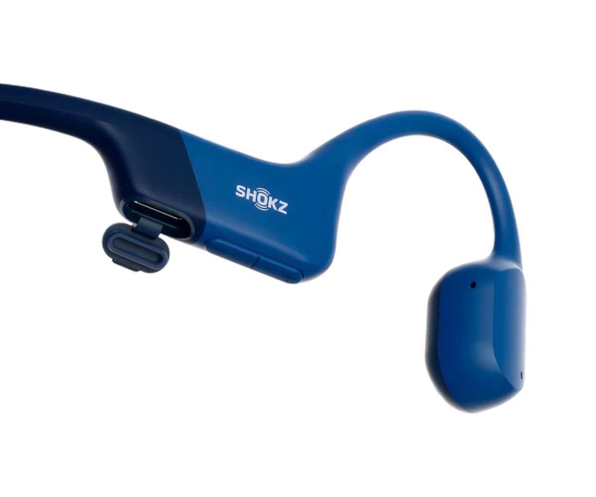 SHOKZ OPENRUN BLUE ECLIPSE / AURICULARES DE CONDUCCIÓN ÓSEA INALÁMBRICOS / CARGA USB-C - detalle
