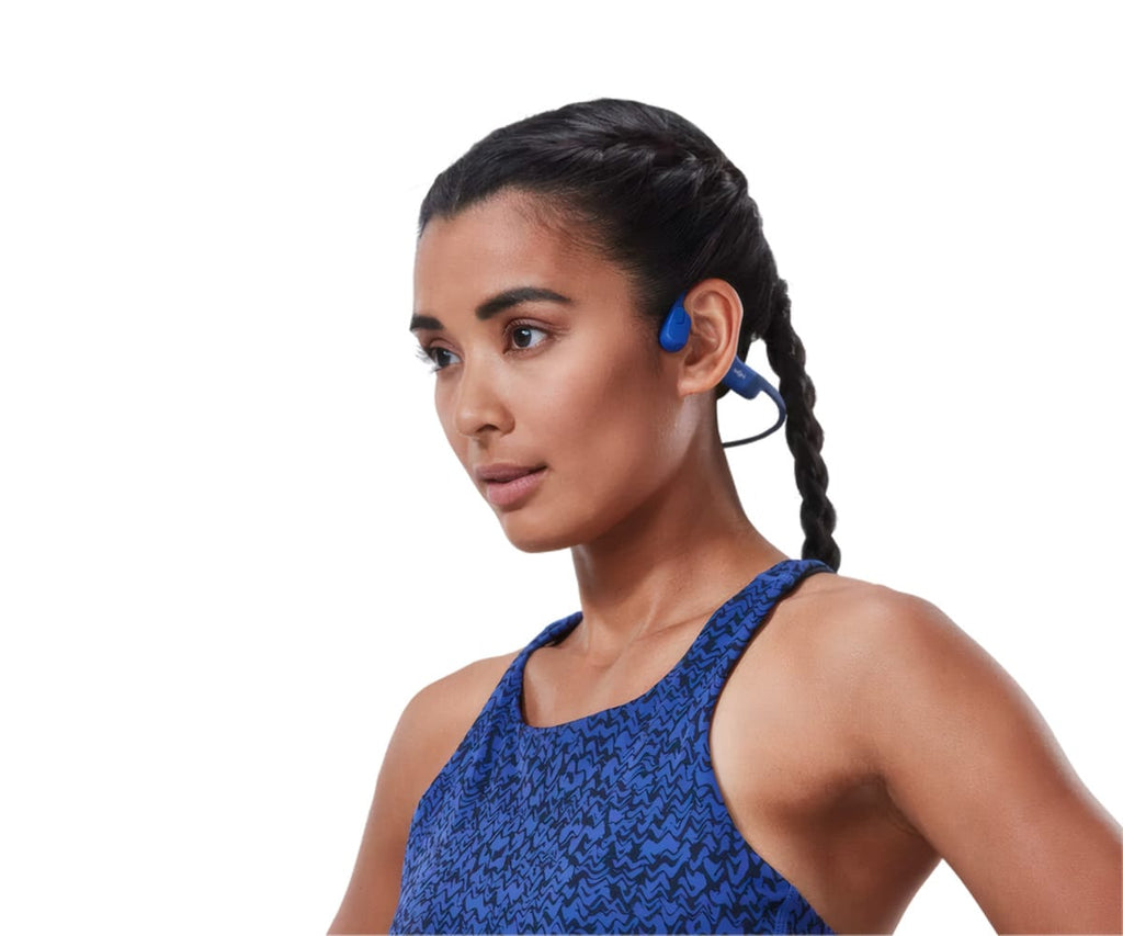 SHOKZ OPENRUN BLUE ECLIPSE / AURICULARES DE CONDUCCIÓN ÓSEA INALÁMBRICOS / CARGA USB-C - detalle