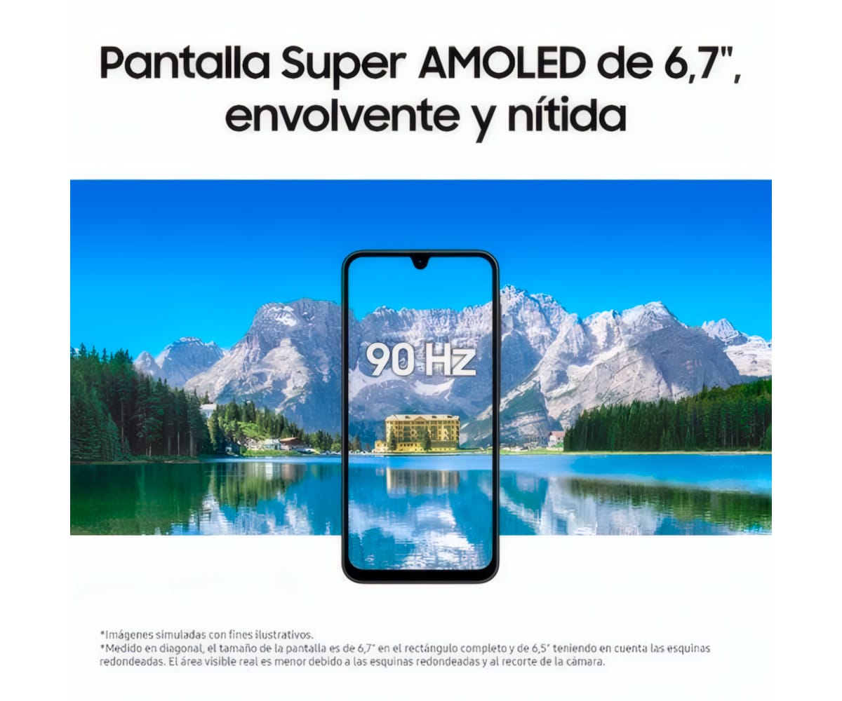 SAMSUNG GALAXY A17 5G BLACK / 8+256GB / 6.7" AMOLED 90HZ FULL HD+ - detalle