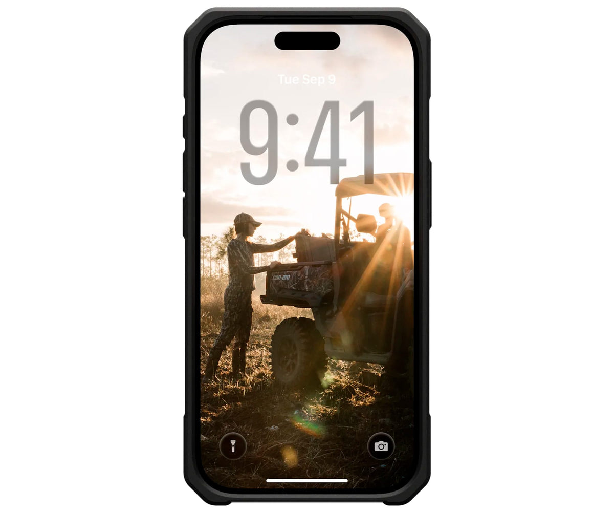 UAG FUNDA MONARCH PRO NEGRO KEVLAR / APPLE IPHONE 17 PRO - detalle