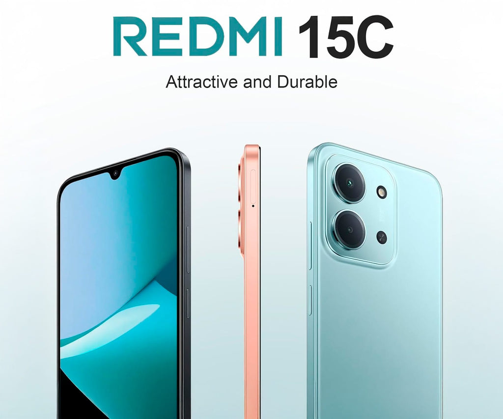 XIAOMI REDMI 15C MID BLACK / 4+128GB / 6.9" HD+ - detalle
