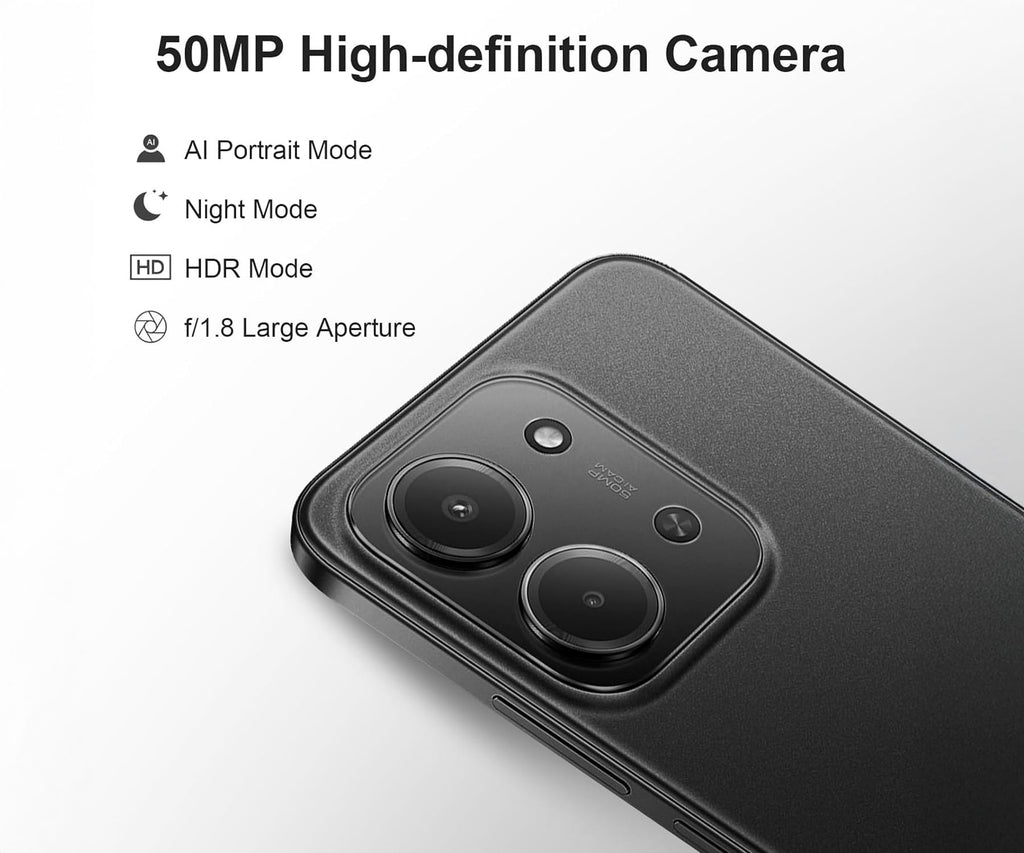 XIAOMI REDMI 15C MID BLACK / 4+128GB / 6.9" HD+ - detalle