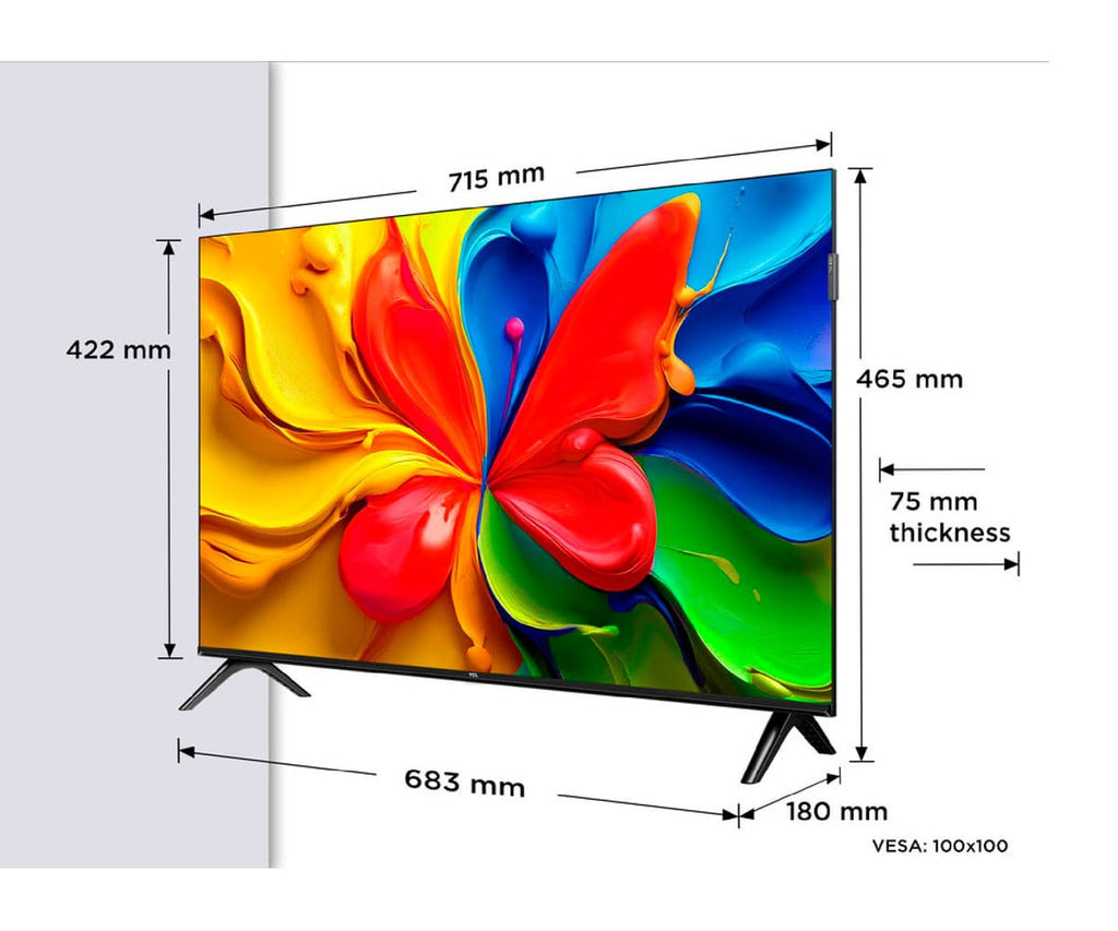 TCL 32S4K / TELEVISOR SMART TV32" QLED HD READY HDR - detalle