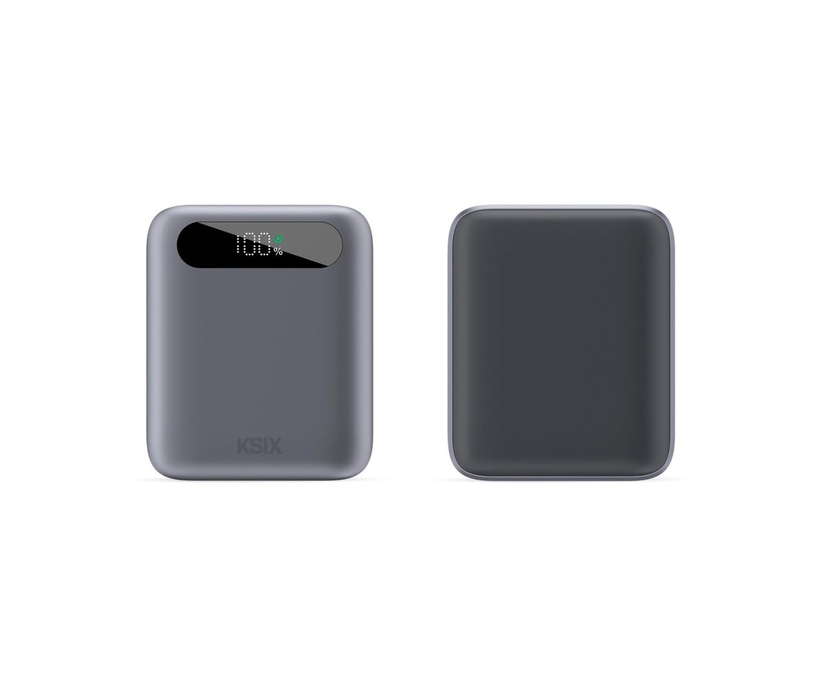 KSIX BPB10PD22G GRIS / POWERBANK 10.000 MAH / CARGA RÁPIDA 22,5 W - detalle