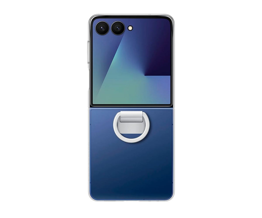 SAMSUNG FUNDA TRASERA DE SILICONA TRANSPARENTE / SAMSUNG Z FLIP7