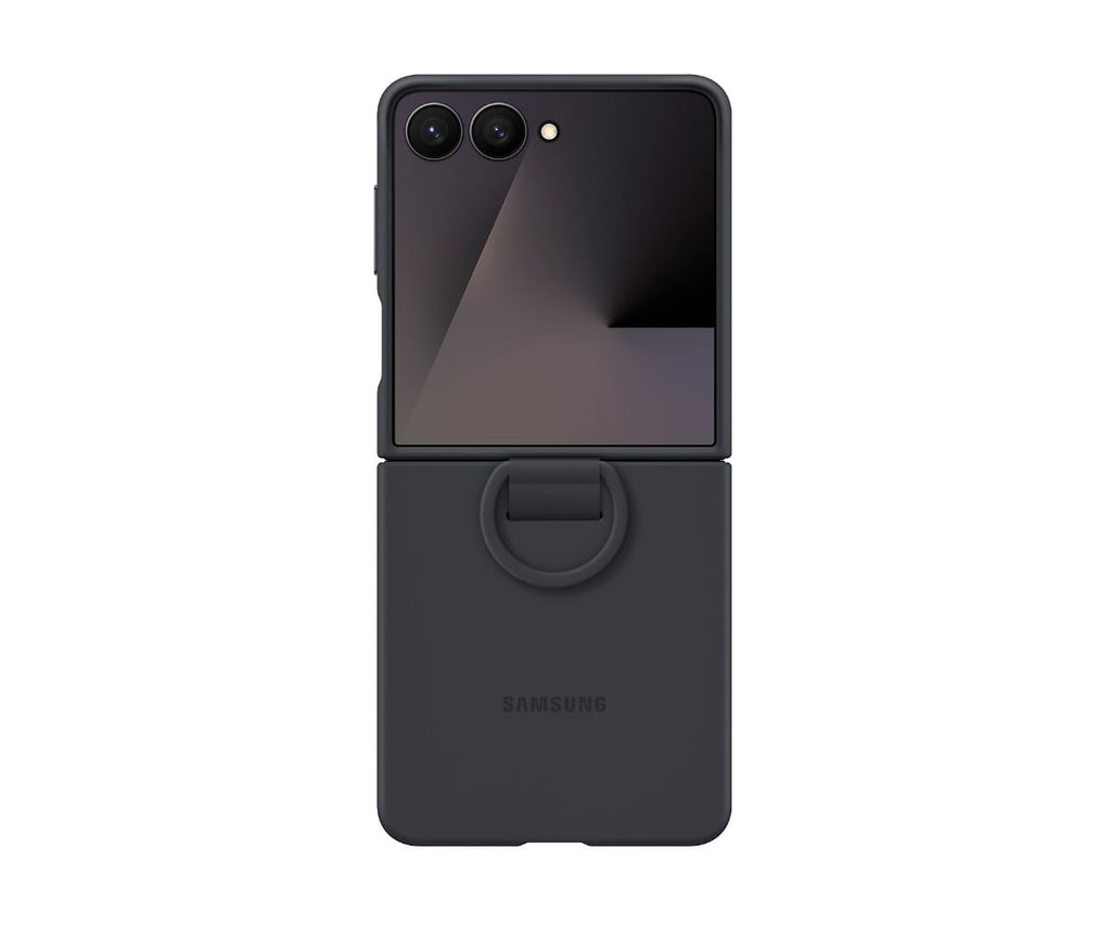 SAMSUNG FUNDA TRASERA DE SILICONA NEGRO / SAMSUNG Z FLIP7